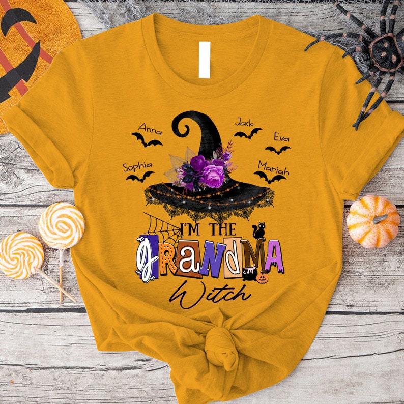 Personalized Grandma Witch T-Shirt