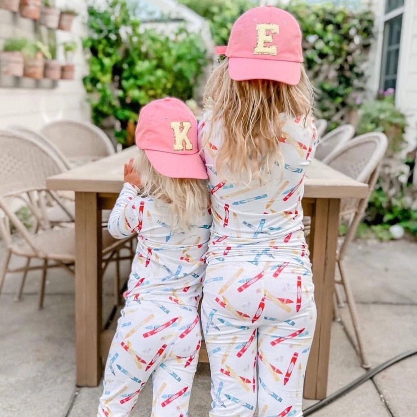 Personalized Child Letter Patch Hat | KKBeach15