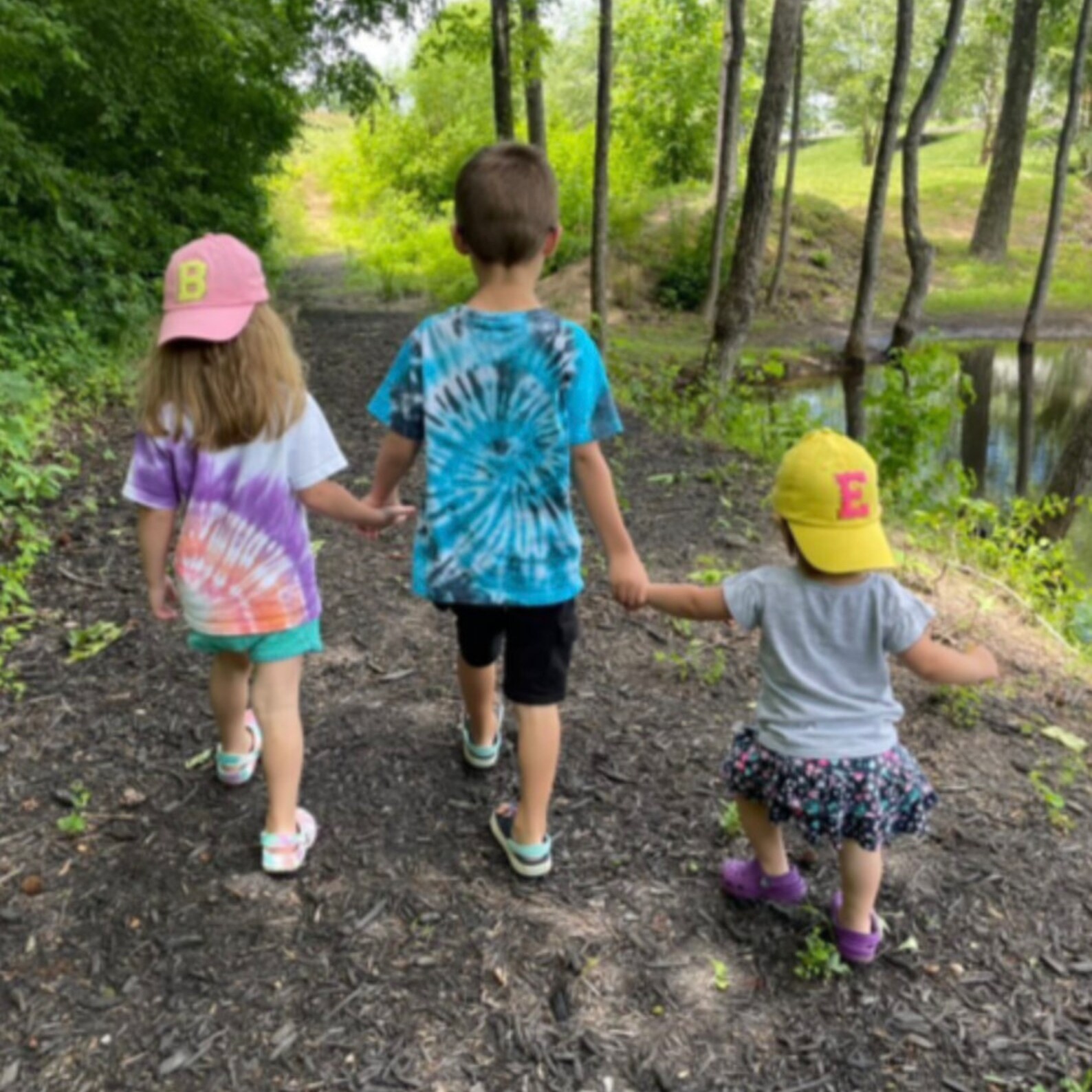 Personalized Child Letter Patch Hat | KKBeach15