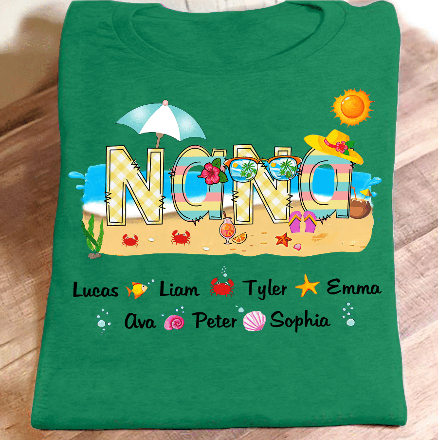 Nana Beach Summer Personalized T-Shirt