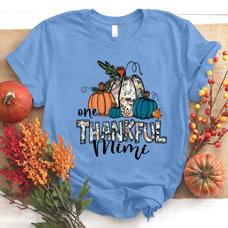 Personalized Thankful Grandma Pumpkin Shirt