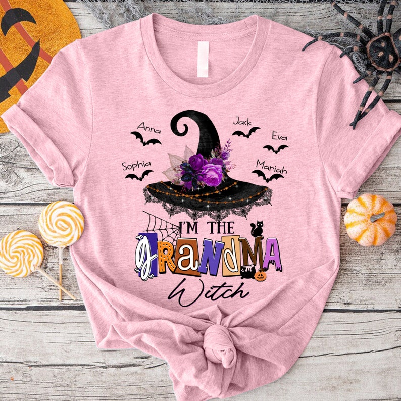 Personalized Grandma Witch T-Shirt