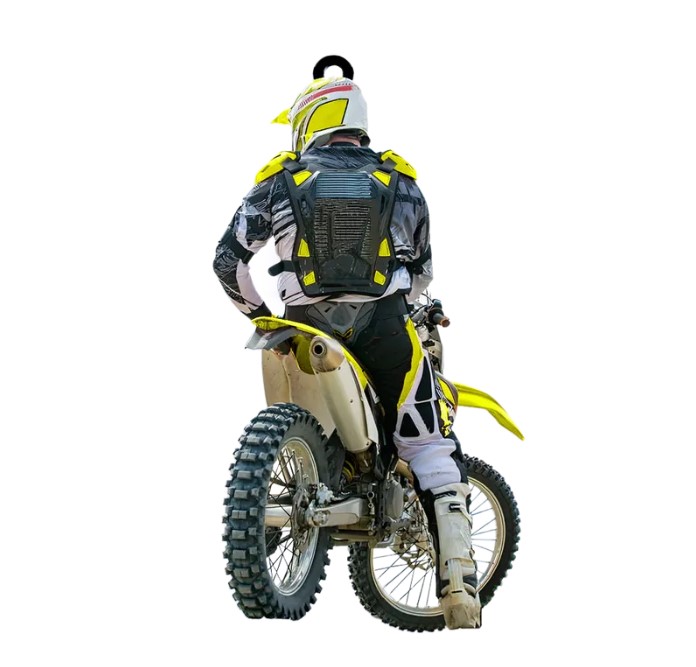 Personalized Motocross Racer Acrylic Keychain