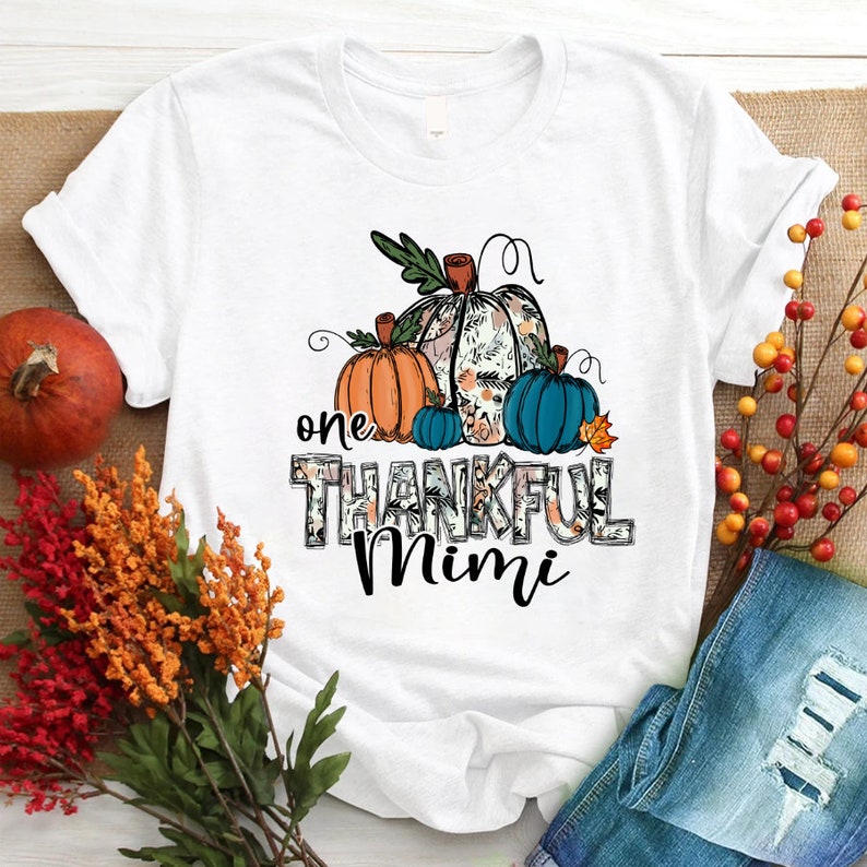 Personalized Thankful Grandma Pumpkin Shirt