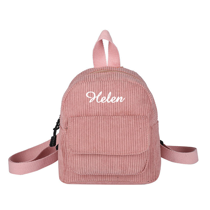Personalized Embroidery Kid Color Backpack