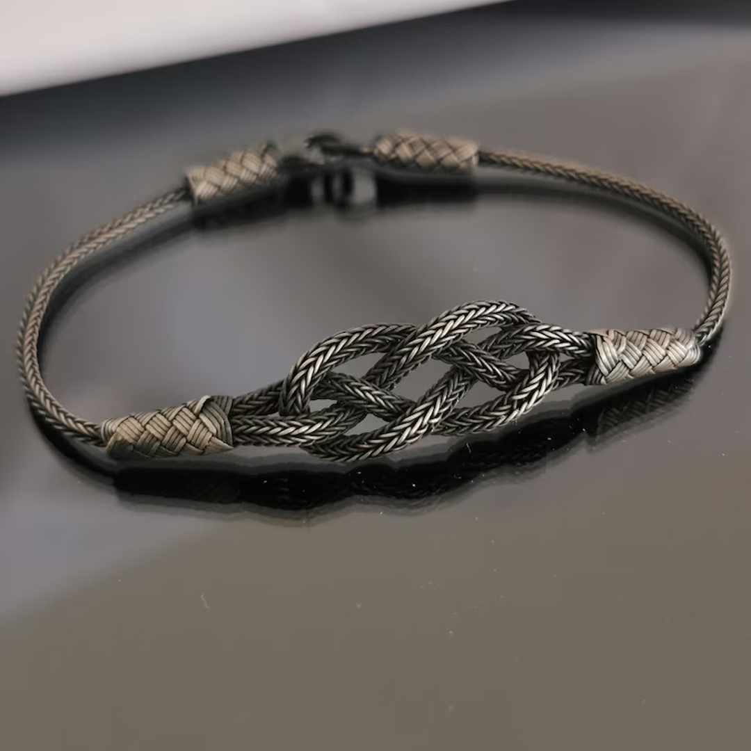 For Love - The Love Knot Symbolizes Our Journey Together Celtic Knot Braided Bracelet