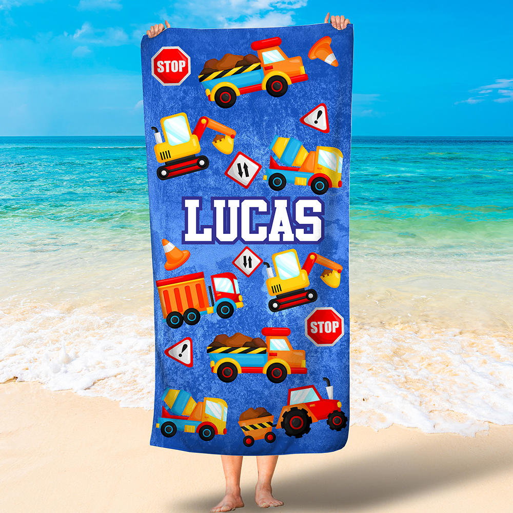 Personalized Lovely Kid Towel for Summer & Beach 