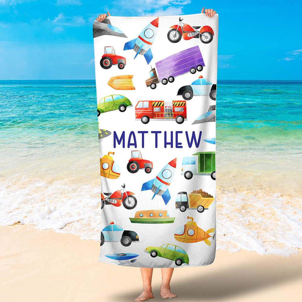 Personalized Lovely Kid Towel for Summer & Beach 