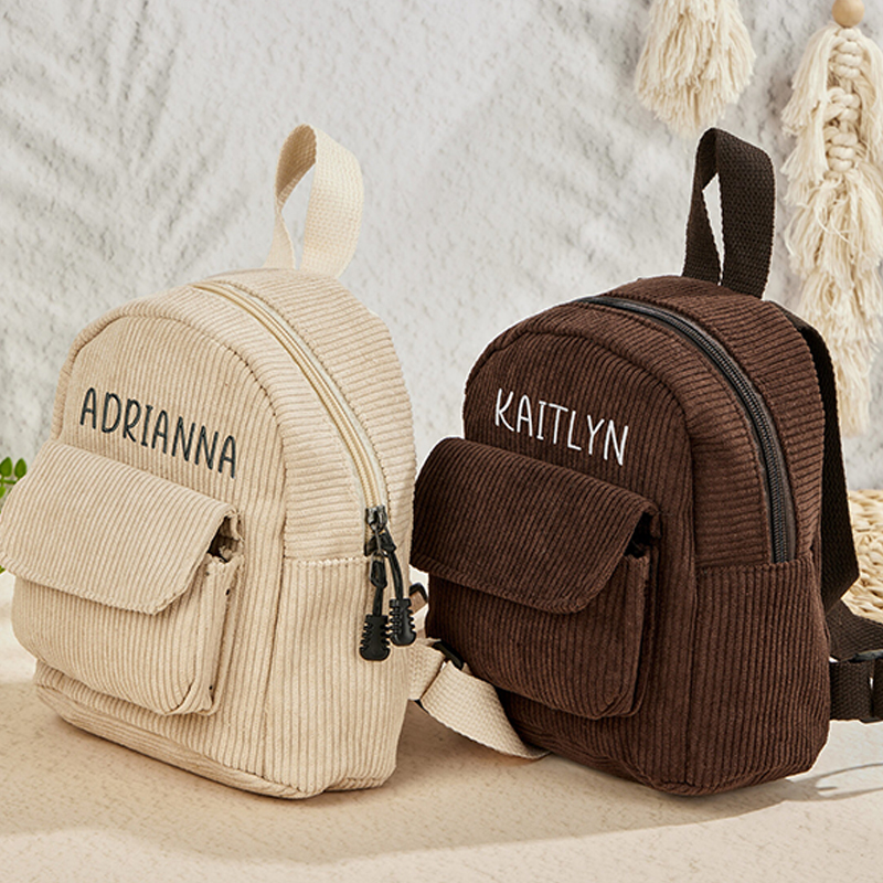 Personalized Embroidery Kid Color Backpack
