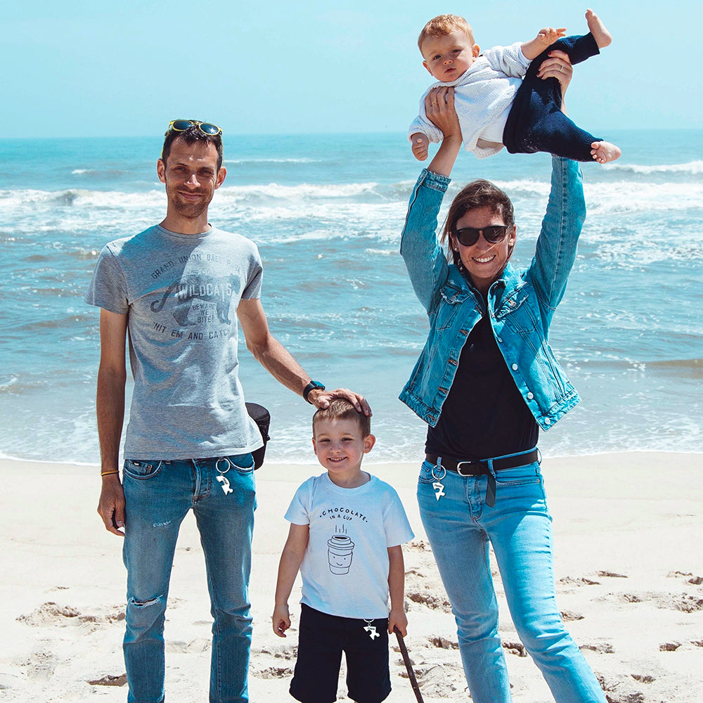 Personalized Heart Puzzle Pieces Necklace or Keychain For Mother's/Father's Day Gift Family/Sibling/BFF Gift 