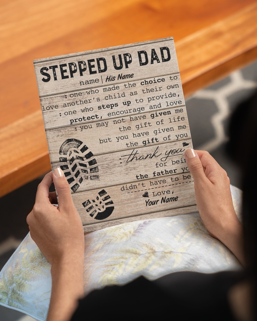 Stepped Up Dad Personalized