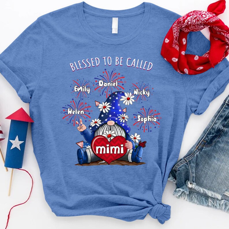 Personalized Gnomes Grandma Shirt,