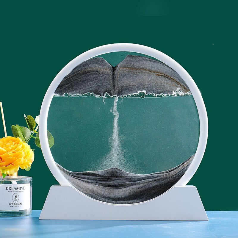 Enchanting Depths: 3D Moving Sand Art Picture