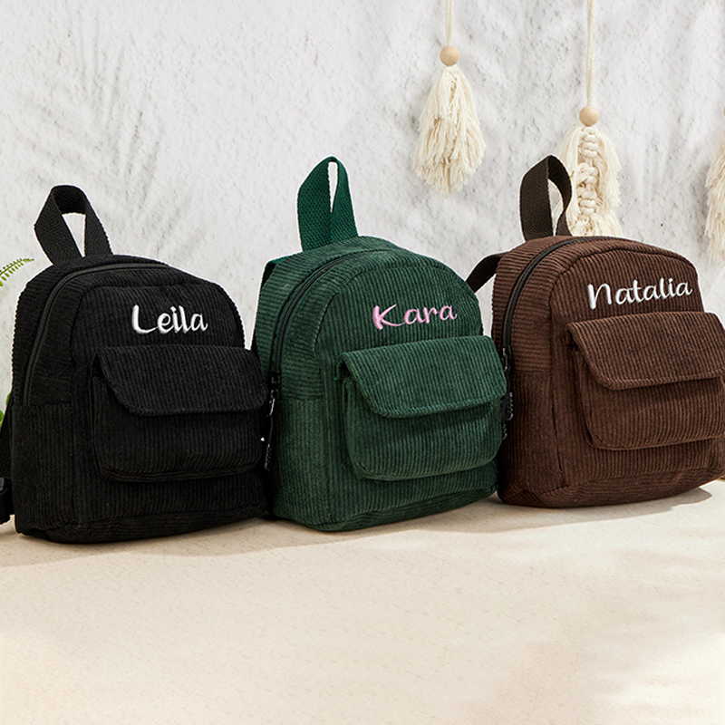 Personalized Embroidery Kid Color Backpack
