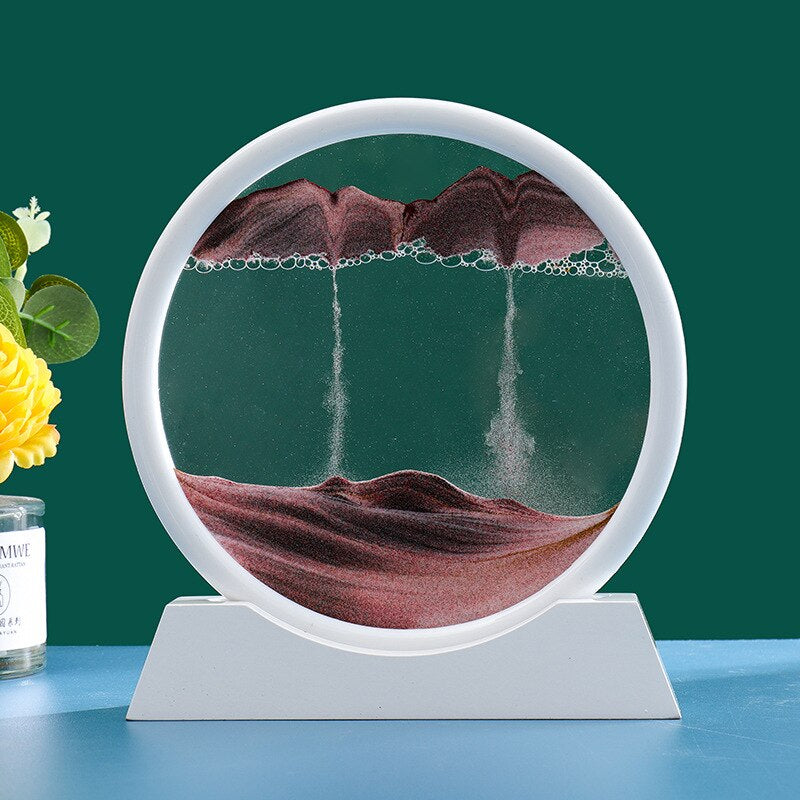 Enchanting Depths: 3D Moving Sand Art Picture
