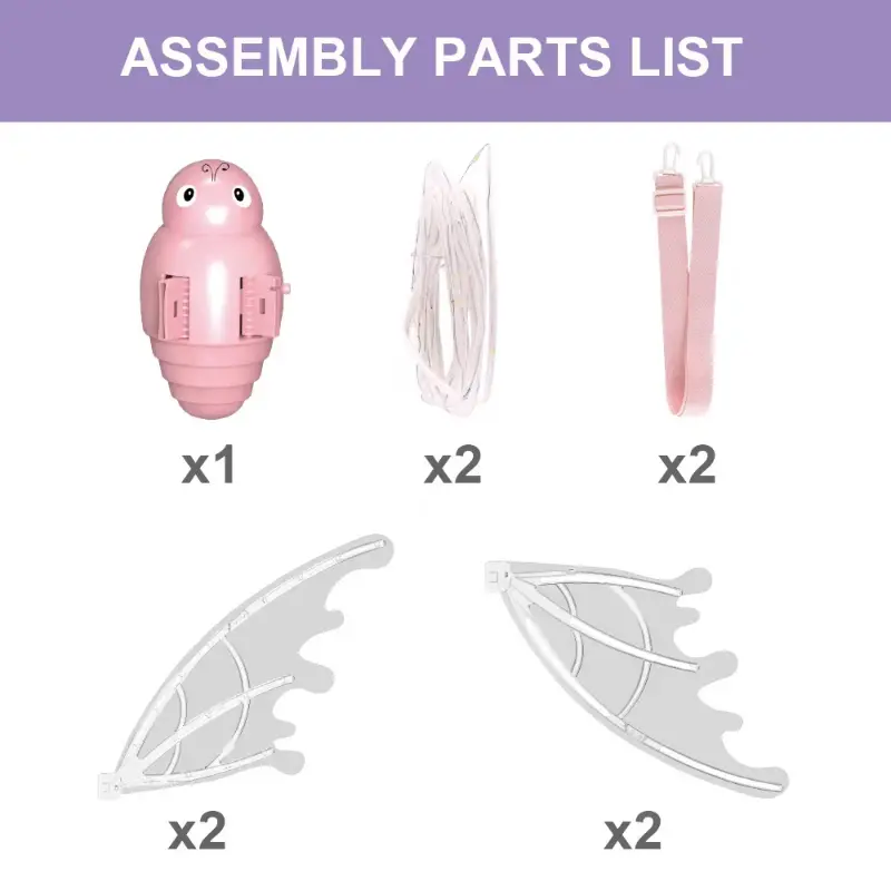 1pc girls electrical butterfly elf wings light glowing shiny dress up fairy princess wing birthday gift for children 7