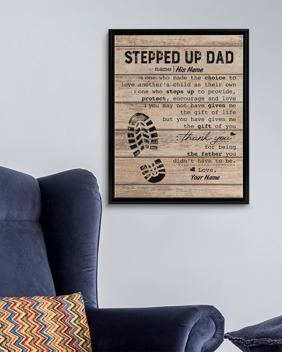 Stepped Up Dad Personalized