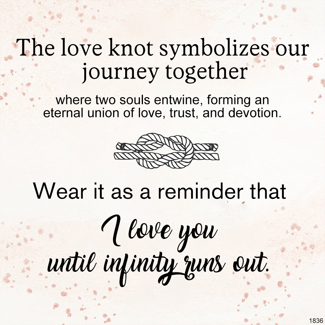 For Love - The Love Knot Symbolizes Our Journey Together Celtic Knot Braided Bracelet
