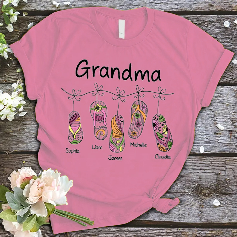 Personalized Shirt for Summer Flipflop T-Shirt