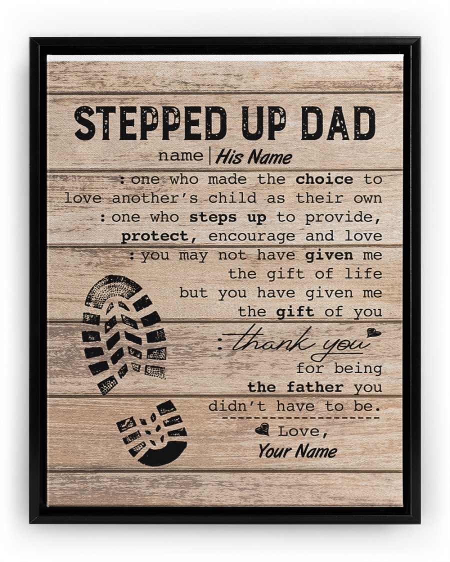 Stepped Up Dad Personalized