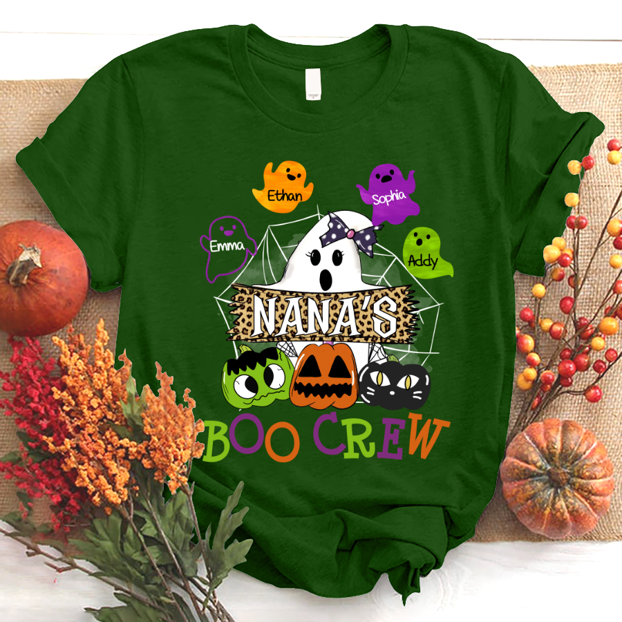 Personalized nana boo crew cute halloween T-Shirt