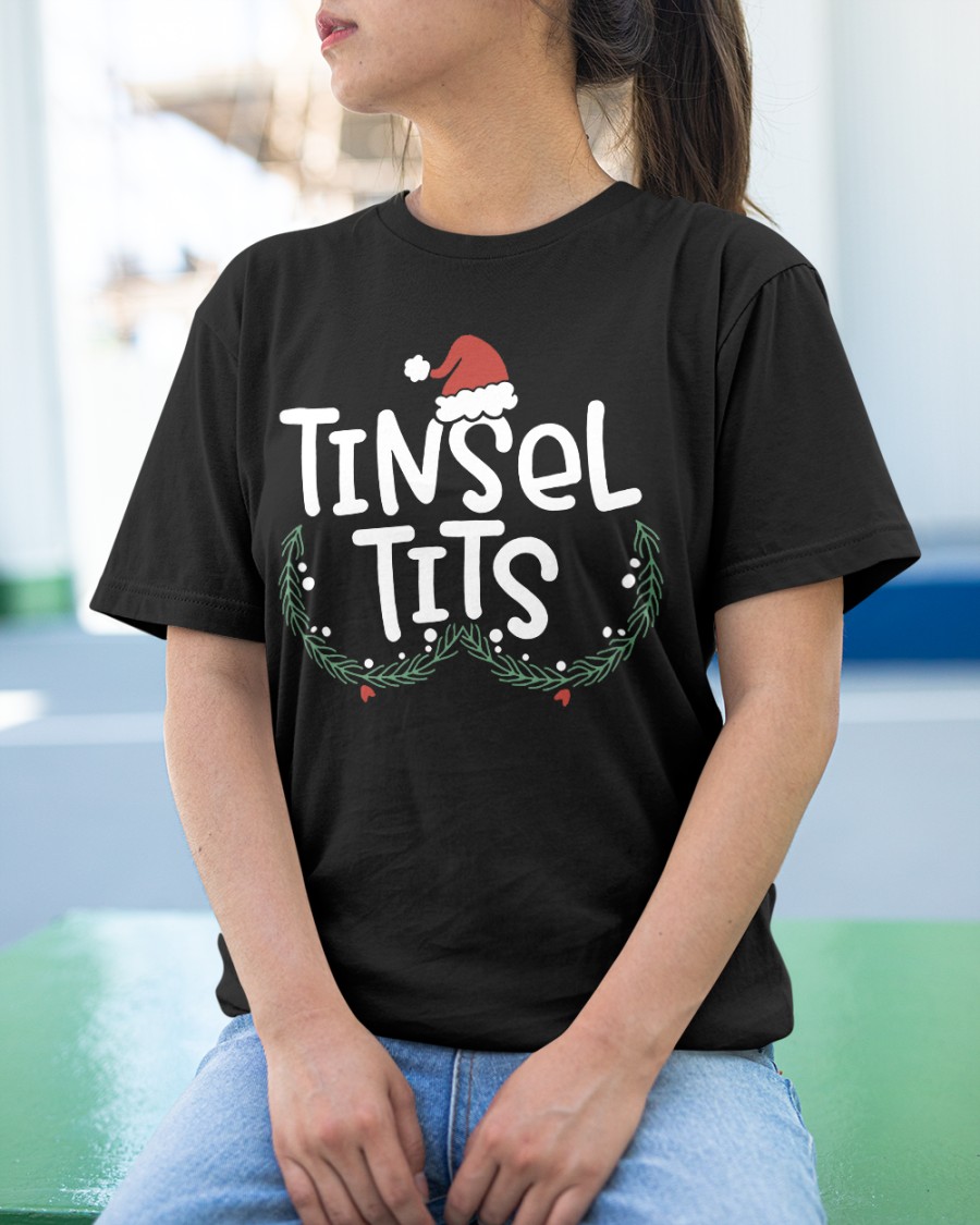 Perfect Couple Shirts: Jingle Balls - Tinsel Tits Matching Couple Shirts Classic T-Shirt