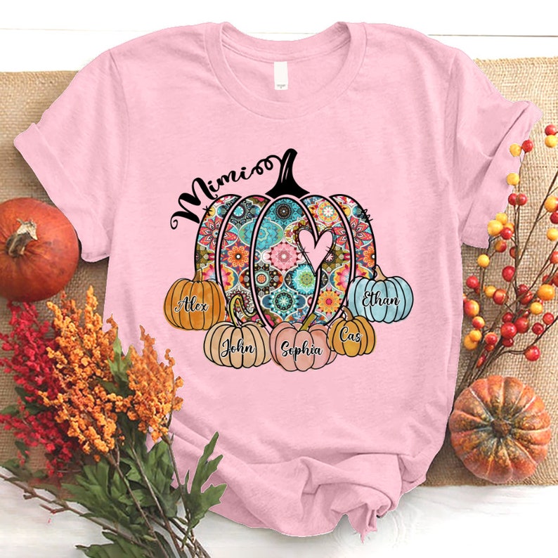 Personalized Grandma Pumpkin Shirt
