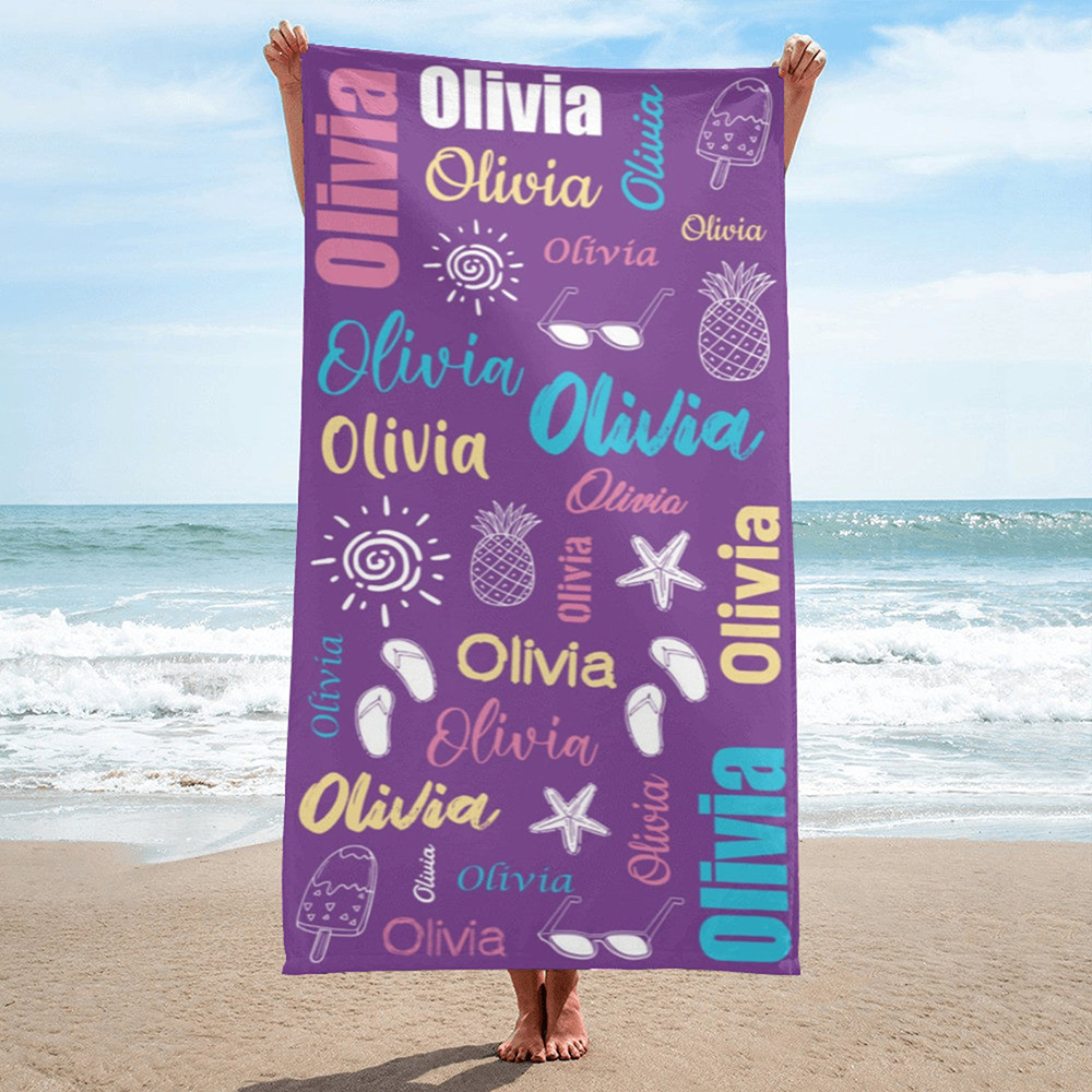 Personalized Lovely Kid Towel for Summer & Beach | KKTowel16