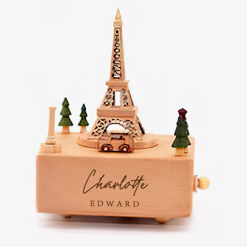 Personalized Wooden Heirloom Music Box 