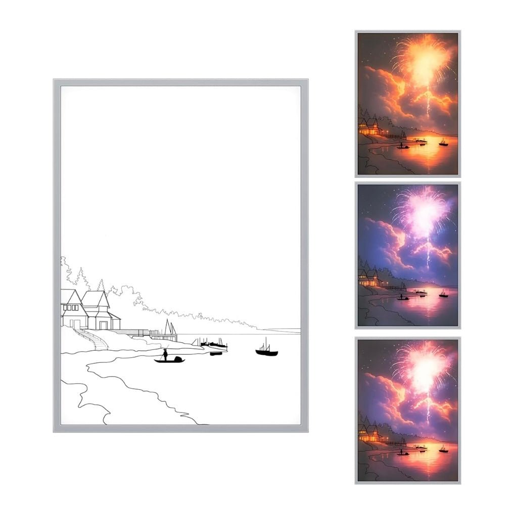 Light Painting LED Decorative Piece - Add Artistic Charm to Your Space