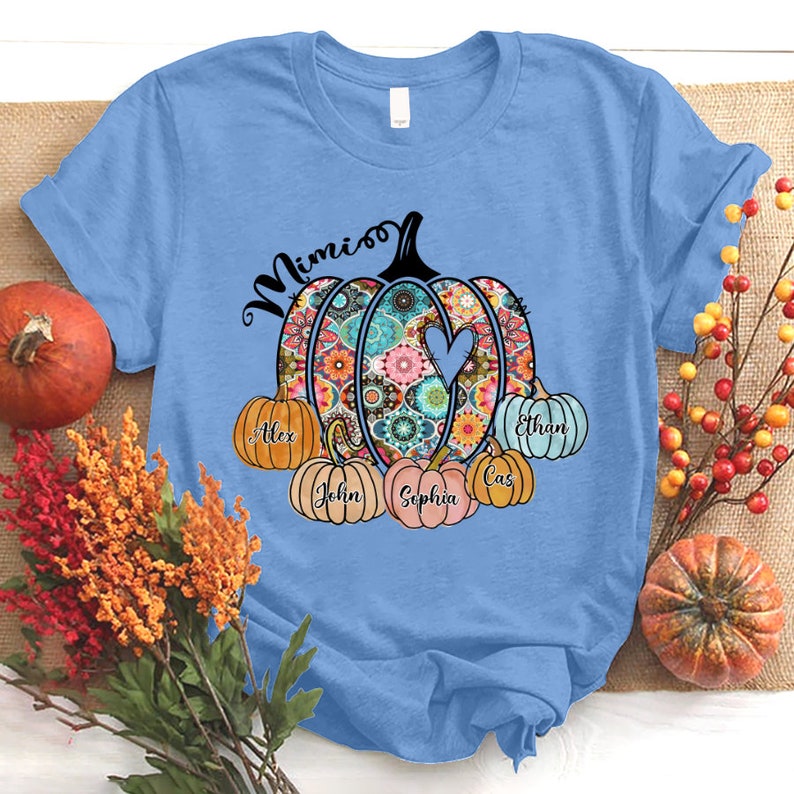 Personalized Grandma Pumpkin Shirt
