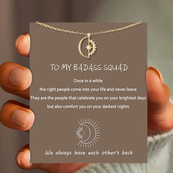 🔥🔥 Last Day Promotion 75% OFF🔥 To My Badass Squad Necklace - ''We always have each other's back''👩‍❤️‍👩