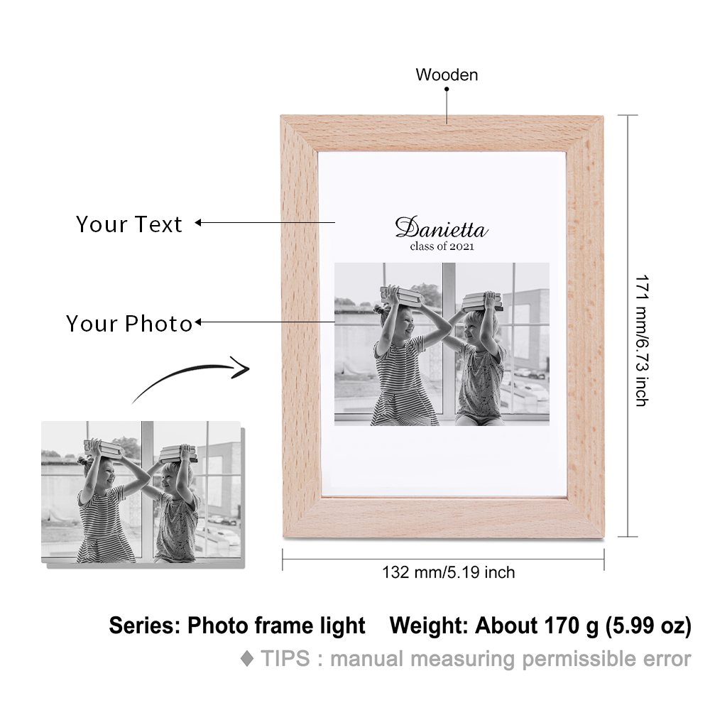 Custom Picture Frame LED Night Light