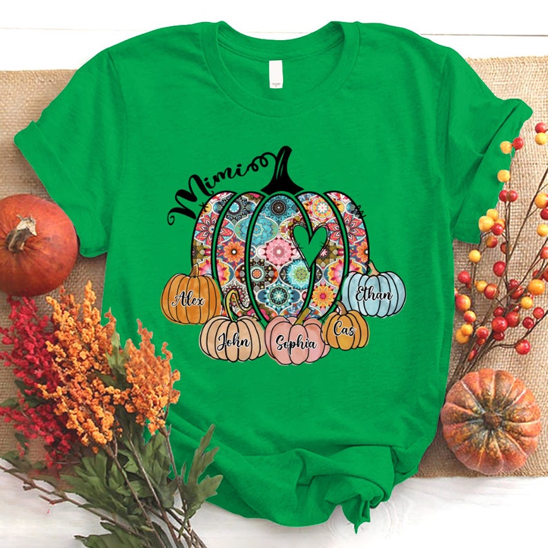 Personalized Grandma Pumpkin Shirt