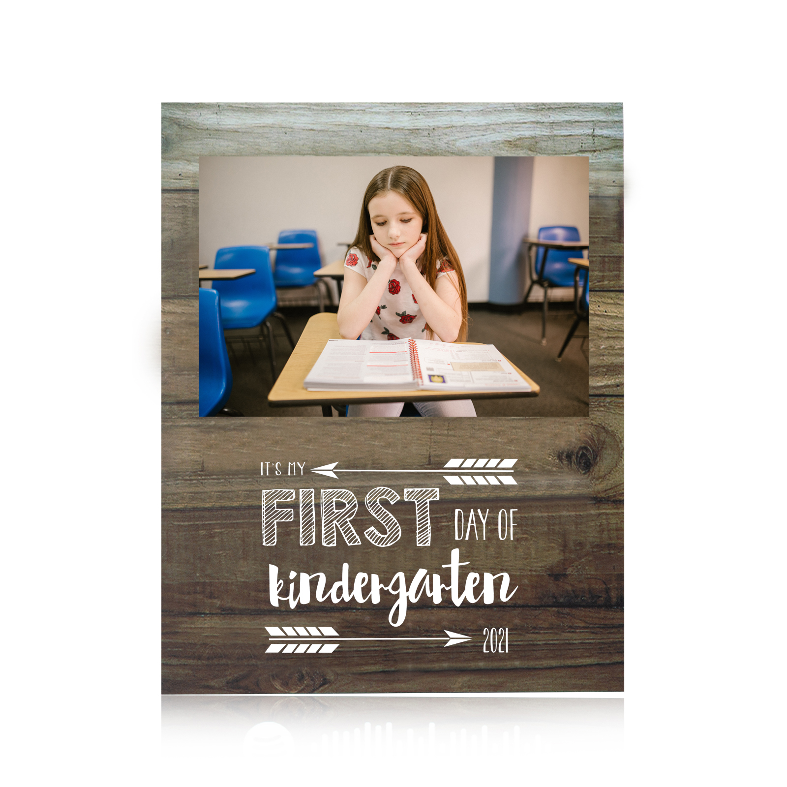 Personalized It’s First Day of Kindergarten Picture Frame