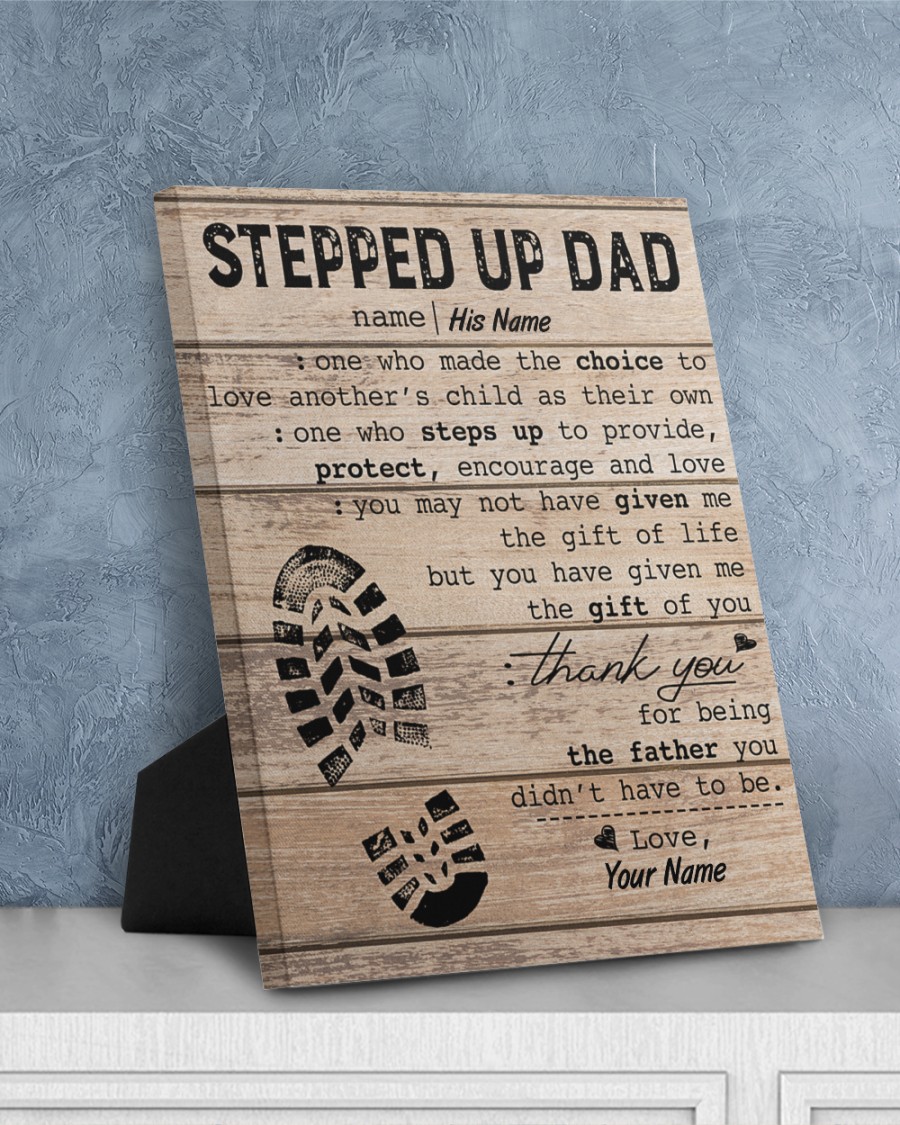 Stepped Up Dad Personalized