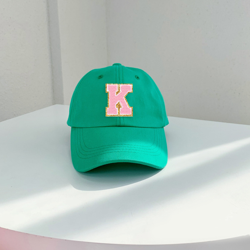 Personalized Child Letter Patch Hat | KKBeach15