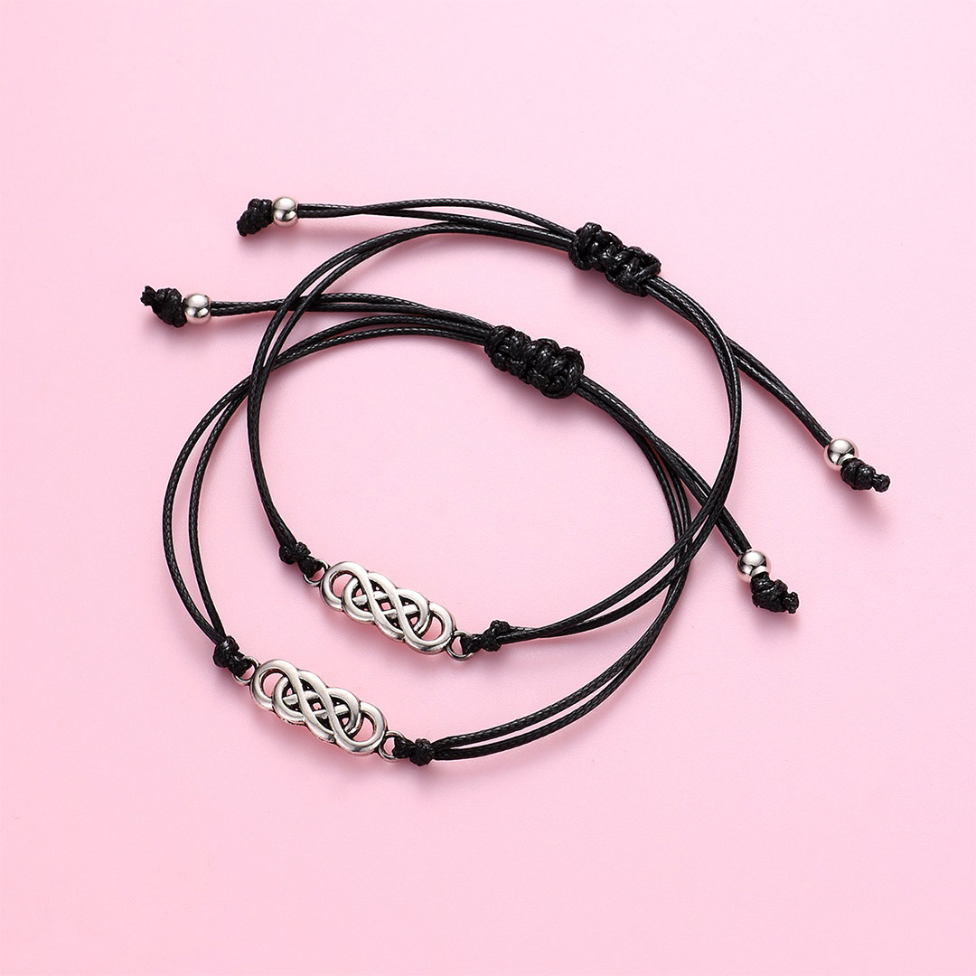 For Friend -  Our Friendship Means The World To Me Braided Bracelet