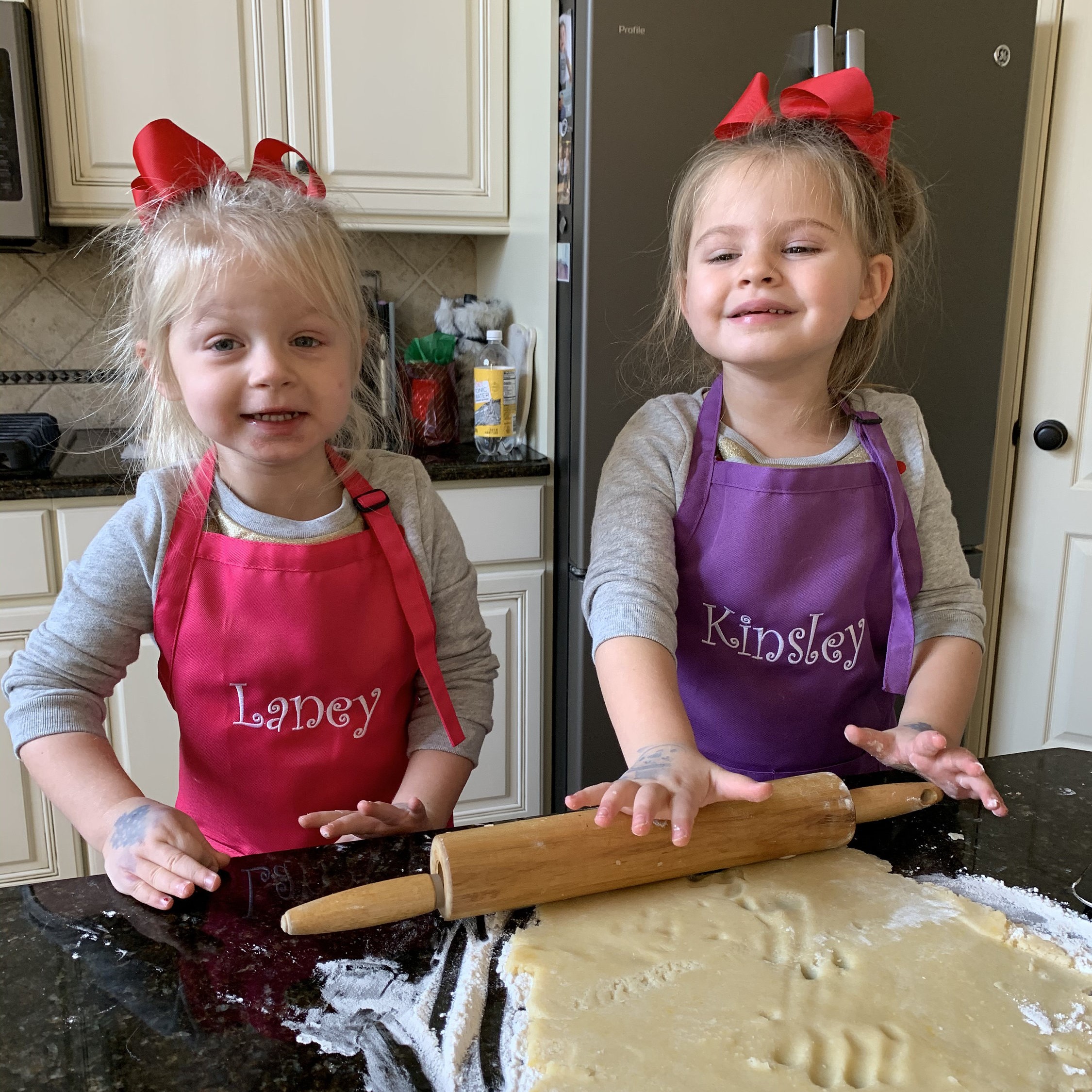 Personalized Embroidery Color Apron and Hat Set for Kid | Apron06
