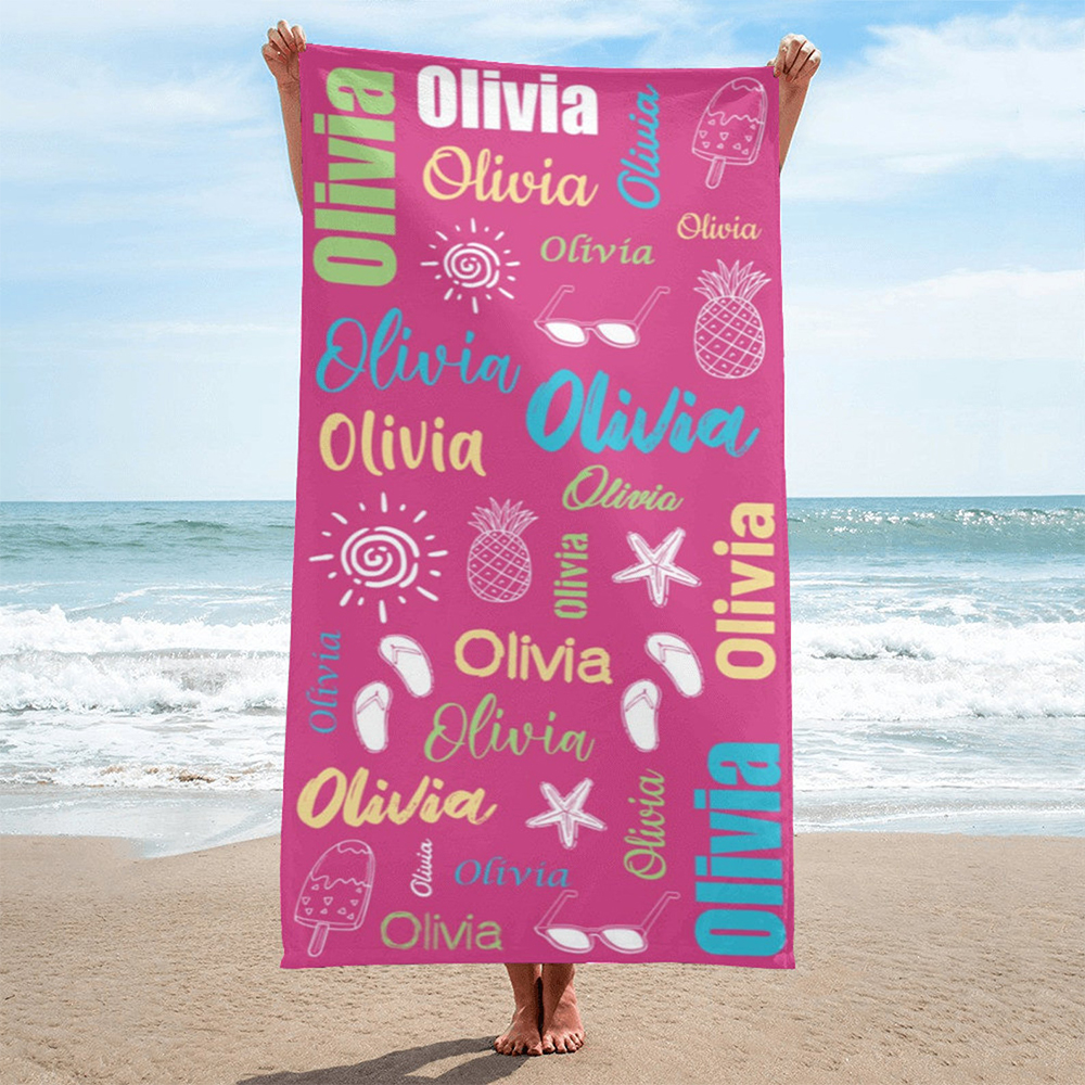 Personalized Lovely Kid Towel for Summer & Beach | KKTowel16