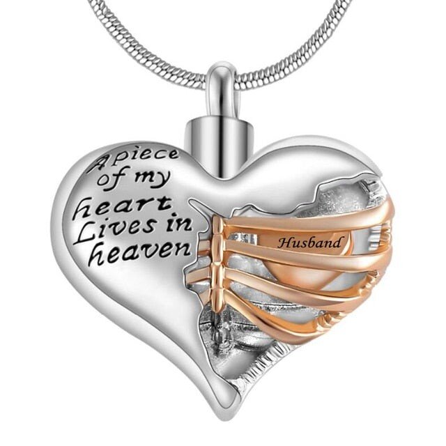 ❤️Last Day Special Sale 70% OFF - A piece of my heart lives in heaven Necklace