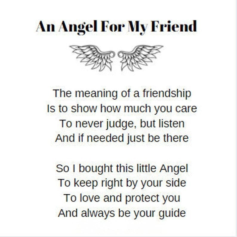 🎁Last Day Promotion- SAVE 49%⇝💓 Guardian Angel Keychain - Best Friend Gift