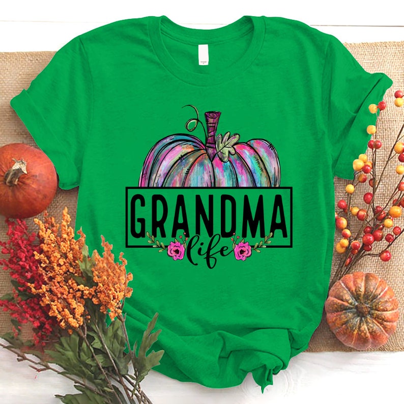 Personalized Pumpkin Grandma Life Shirt