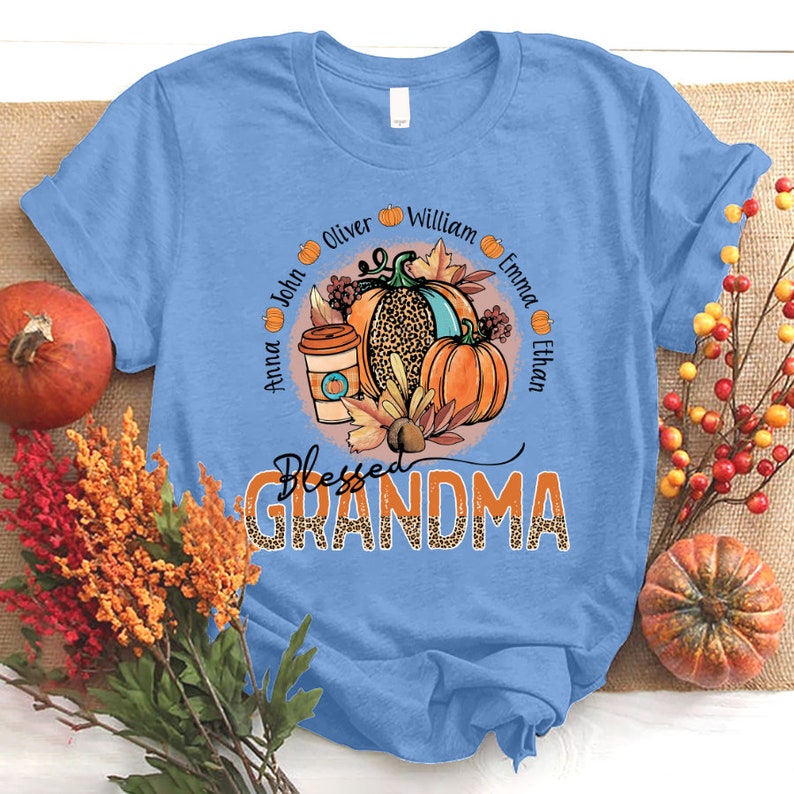Personalized Blessed Grandma Shirt