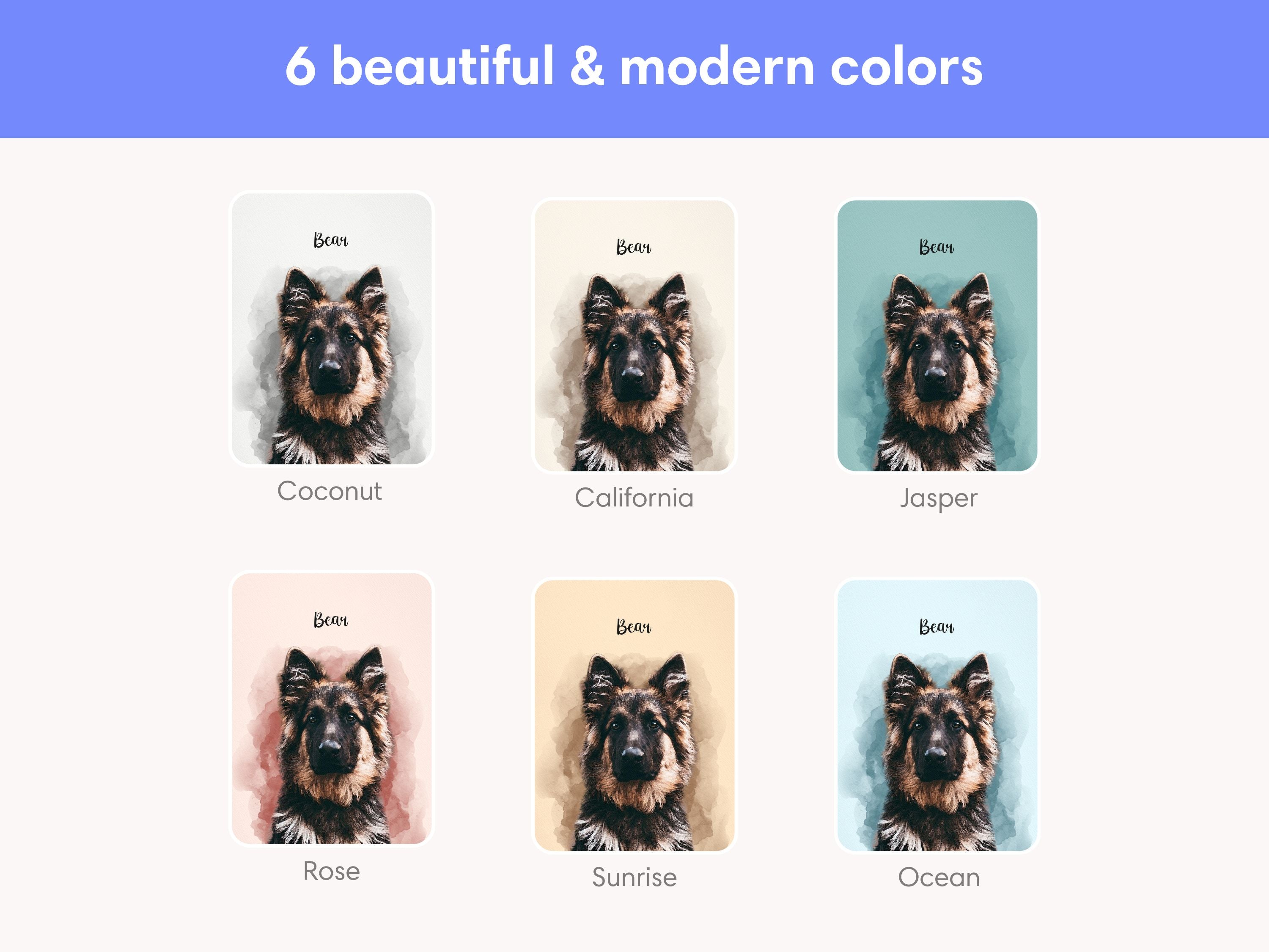 Personalized Pet Portrait