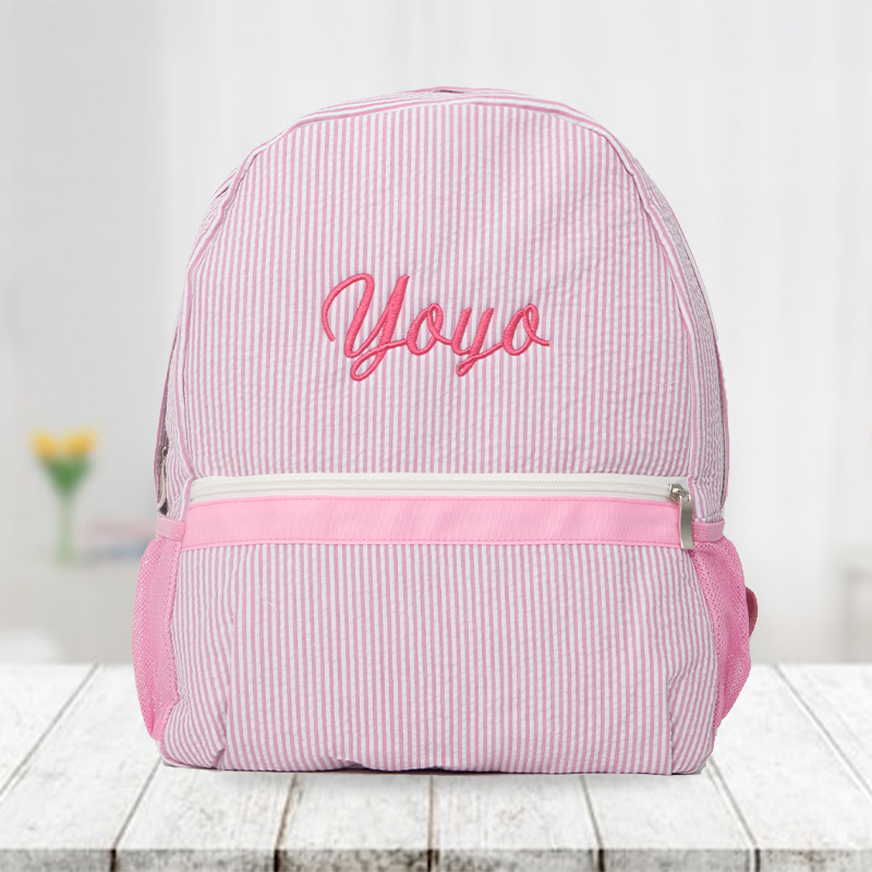 Personalized Embroidery Kid's Color Backpack