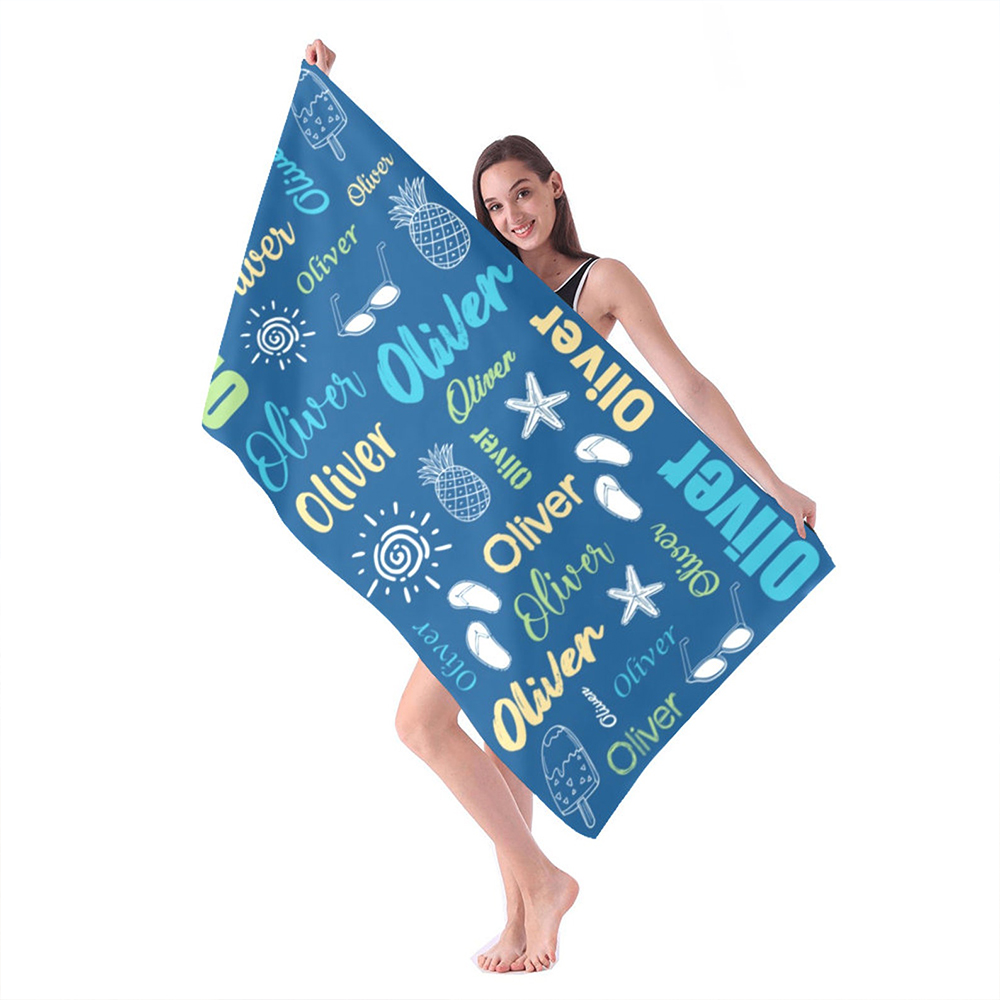 Personalized Lovely Kid Towel for Summer & Beach | KKTowel16