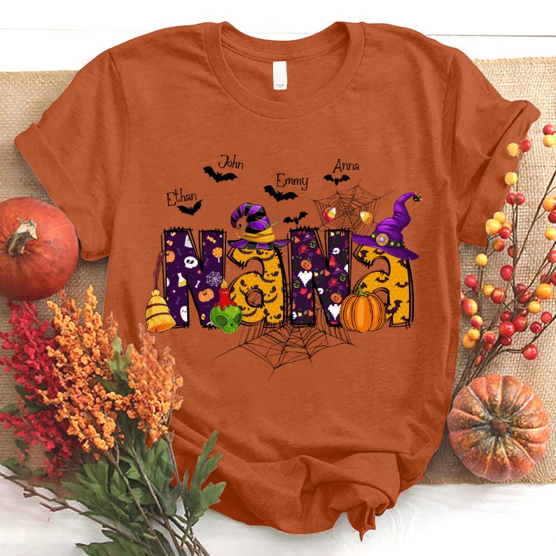 Personalized Grandma Halloween Shirt