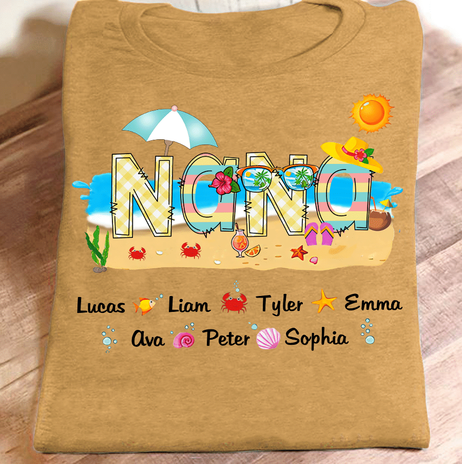 Nana Beach Summer Personalized T-Shirt
