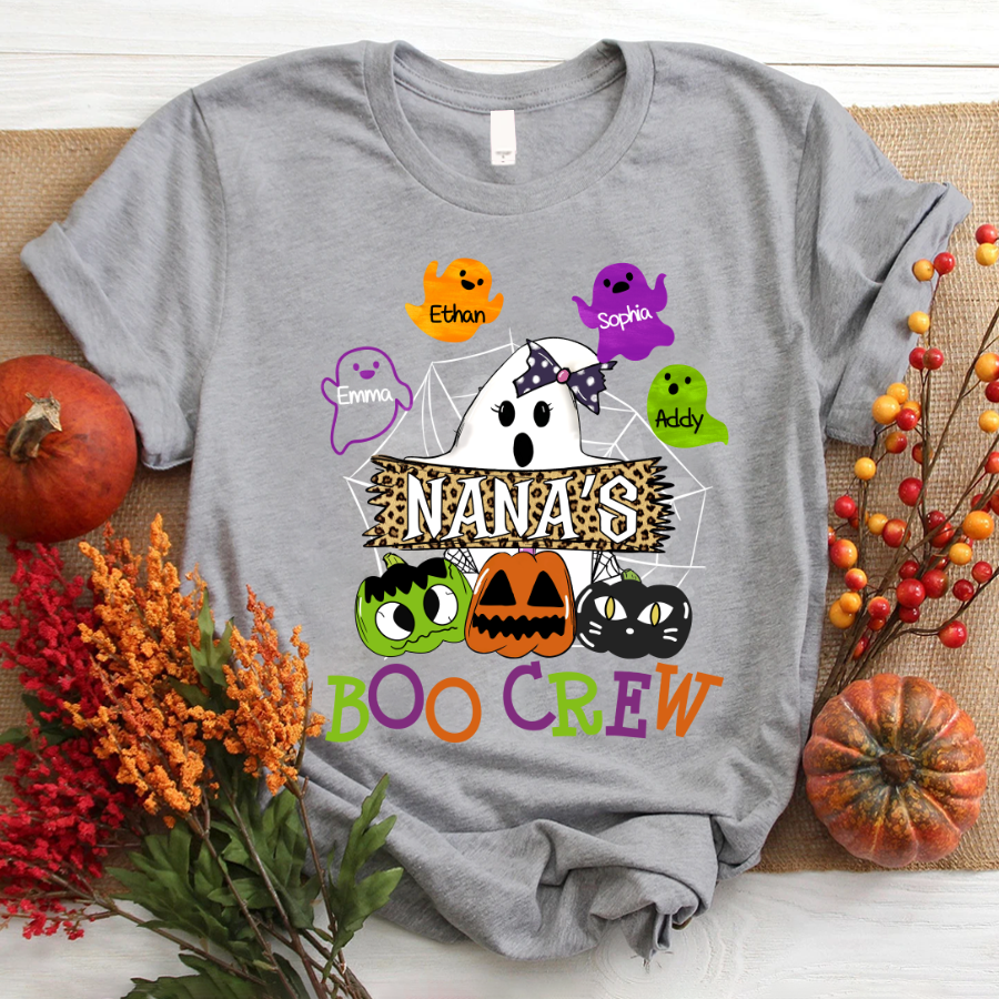 Personalized nana boo crew cute halloween T-Shirt
